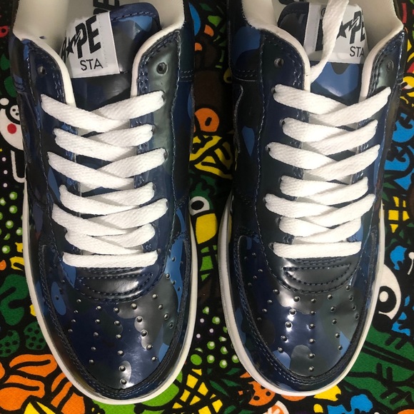 DEADSTOCK NAVY CAMO BAPESTAS - Picture 4 of 9